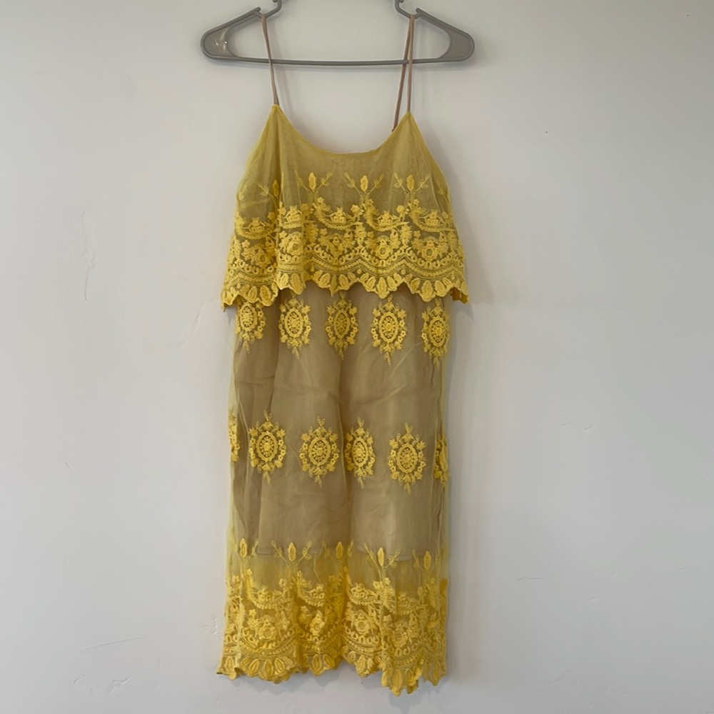 Yellow Flying Tomato Dress